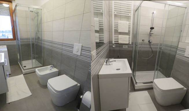 I bagni del Casa Vacanze di Assago Il bagno